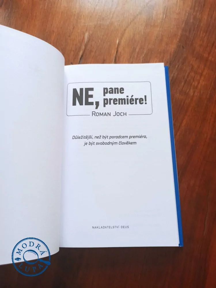 ROMAN JOCH - Ne, pane premiére!