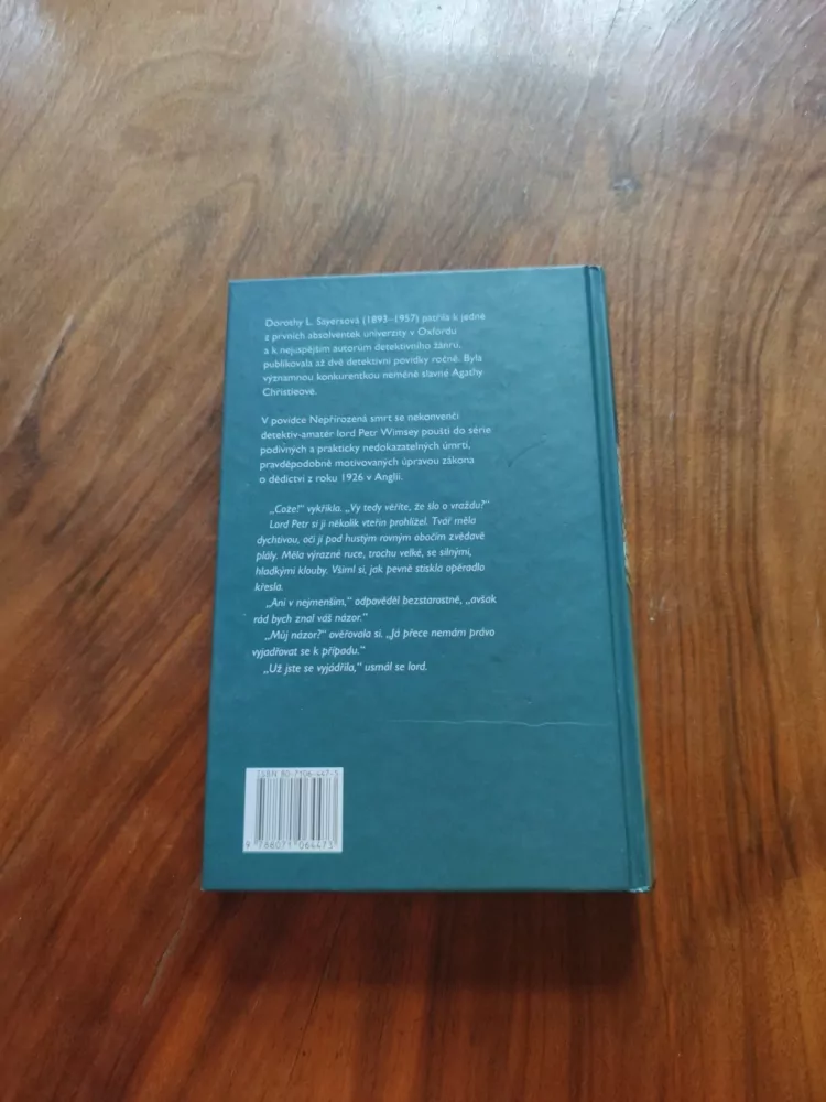 DOROTHY L. SAYERS - Nepřirozená smrt