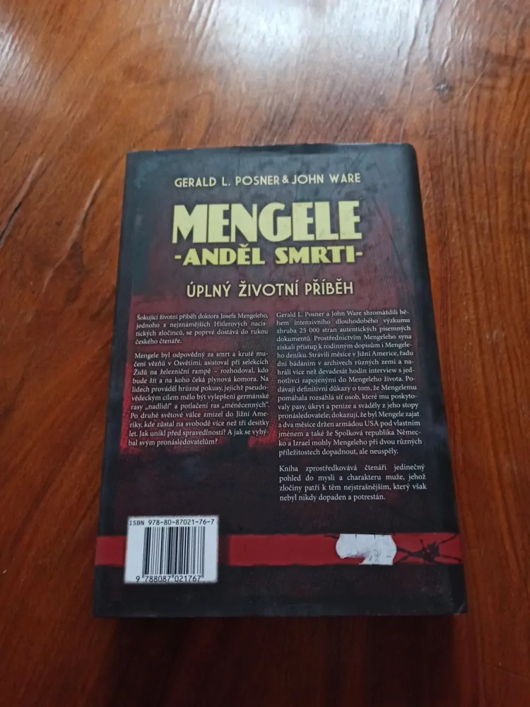 GERALD L. POSNER, JOHN WARE - Mengele - Anděl smrti