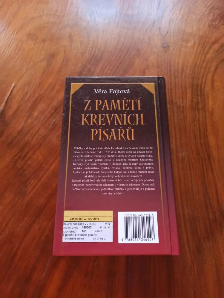VĚRA FOJTOVÁ - Z pamětí krevních písařů