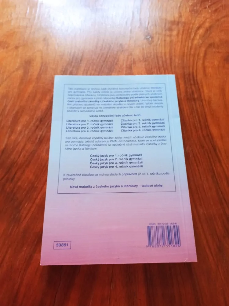 JOSEF SOUKAL - Literatura pro II. ročník gymnázií