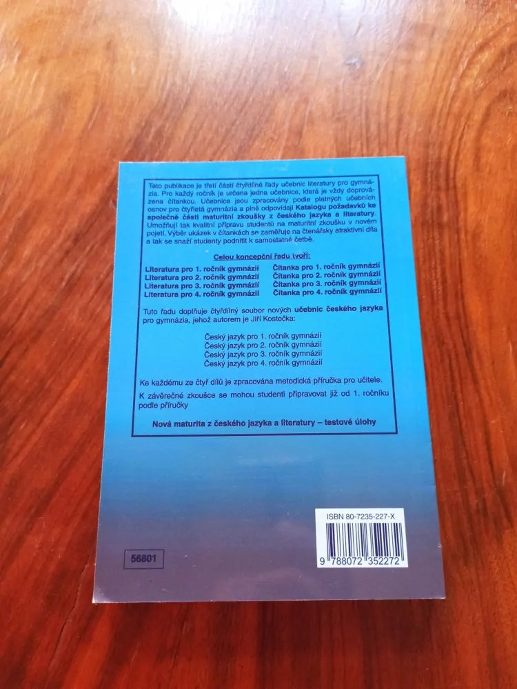 JOSEF SOUKAL - Literatura pro III. ročník gymnázií