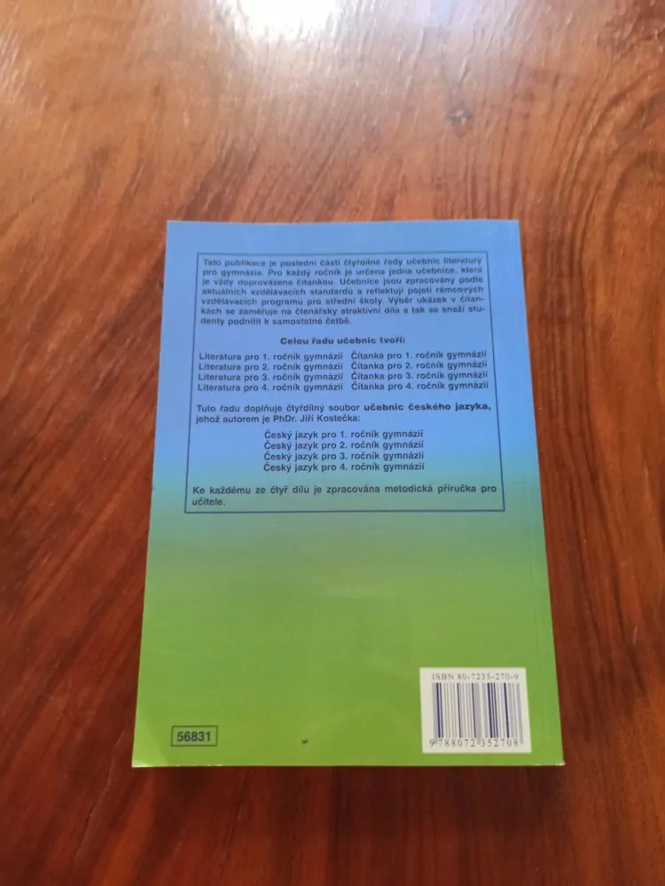 JOSEF SOUKAL - Literatura pro IV. ročník gymnázií