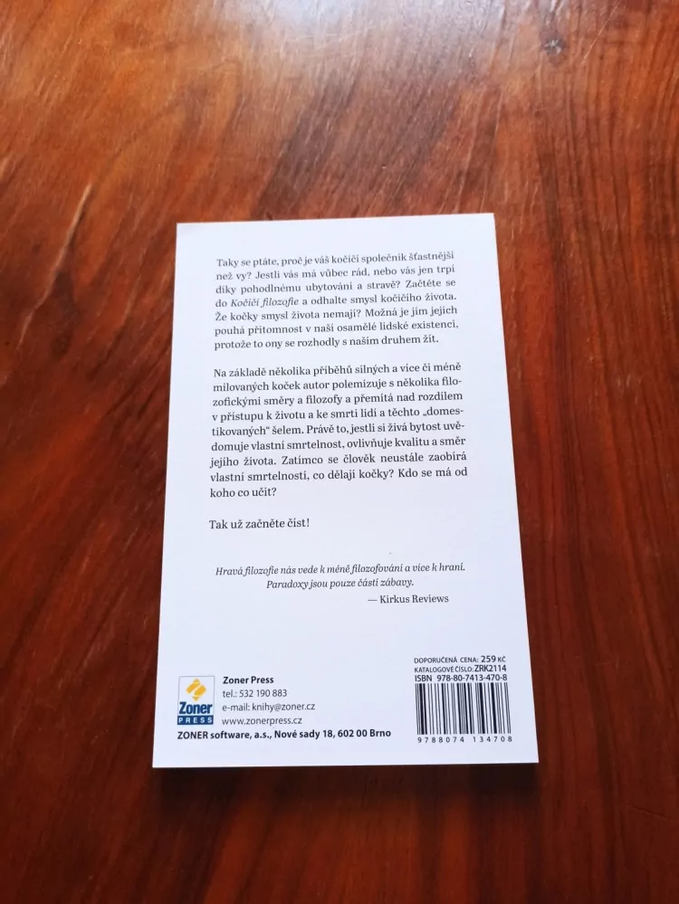 JOHN GRAY - Kočičí filozofie: Kočky a smysl života. Mňoukám, tedy jsem?