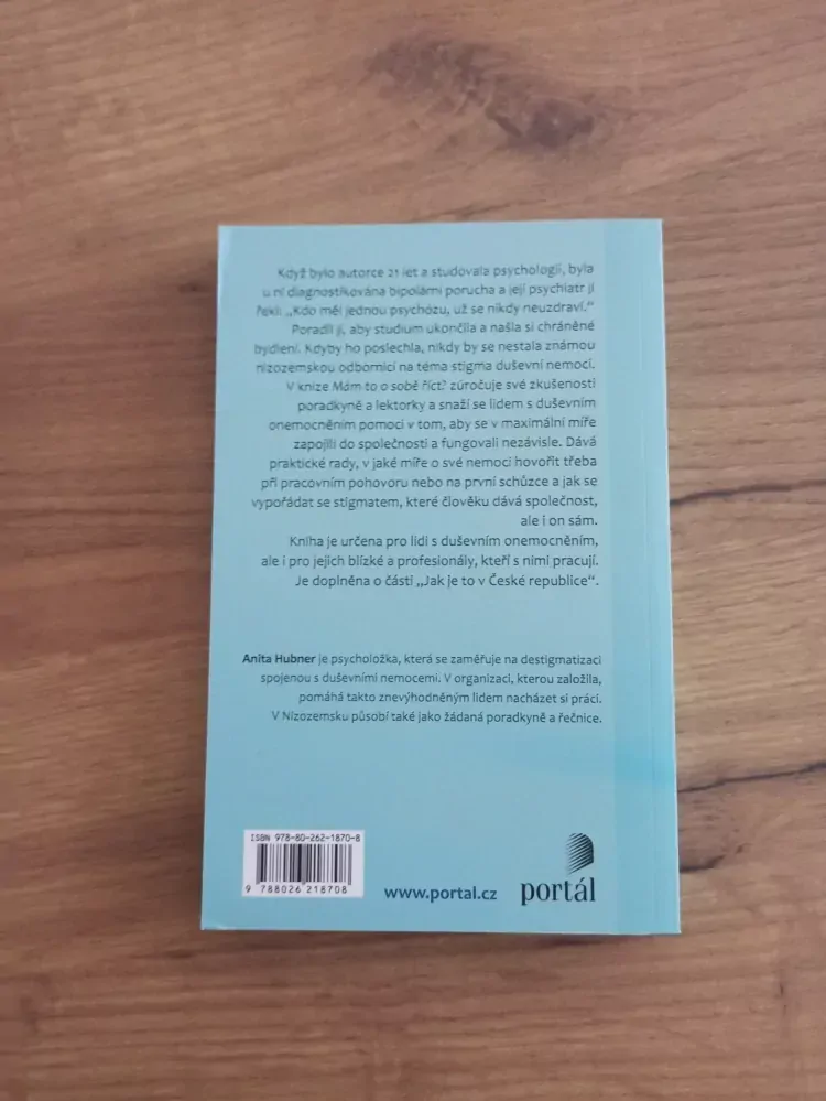 ANITA HUBNER - Mám to o sobě říct?: Jak se vypořádat se stigmatem duševní nemoci