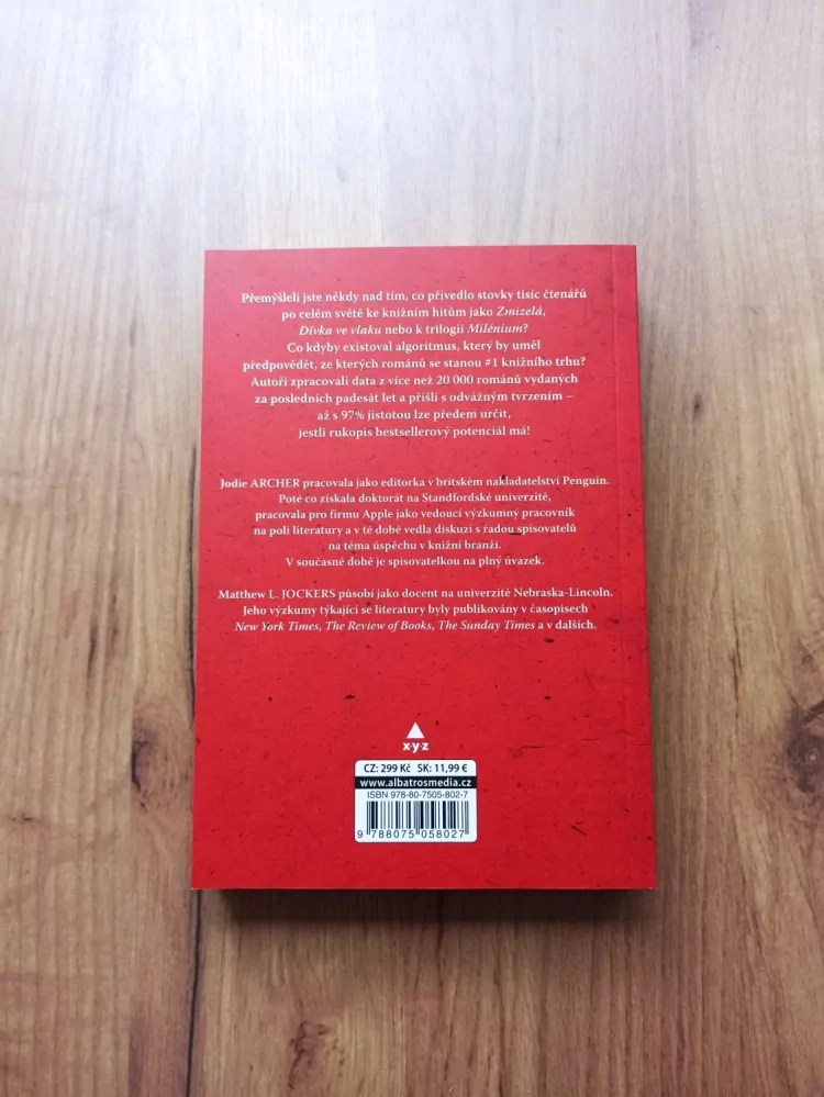 JODIE ARCHER, MATTHEW LEE JOCKERS - Šifra mistra bestselleru