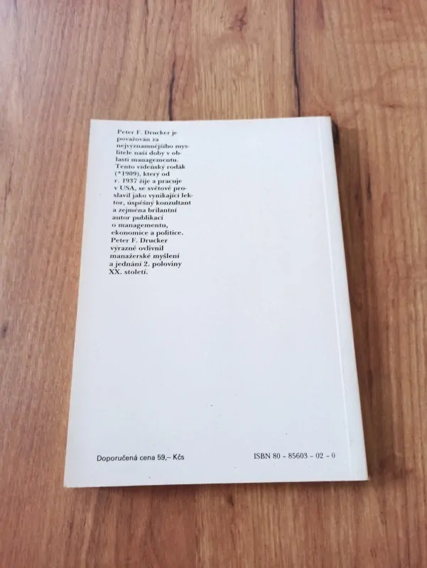 PETER FERDINAND DRUCKER - Efektivní vedoucí