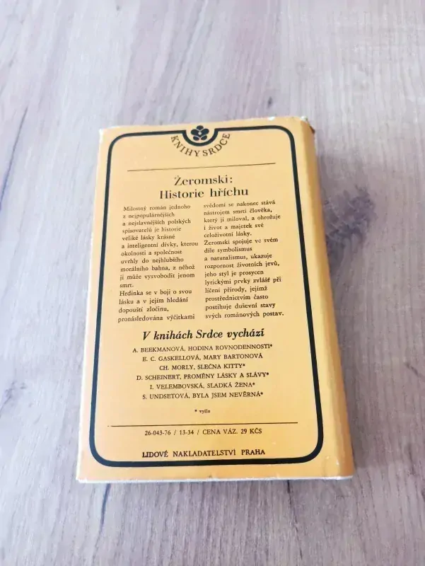 STEFAN ŽEROMSKI - Historie hříchu