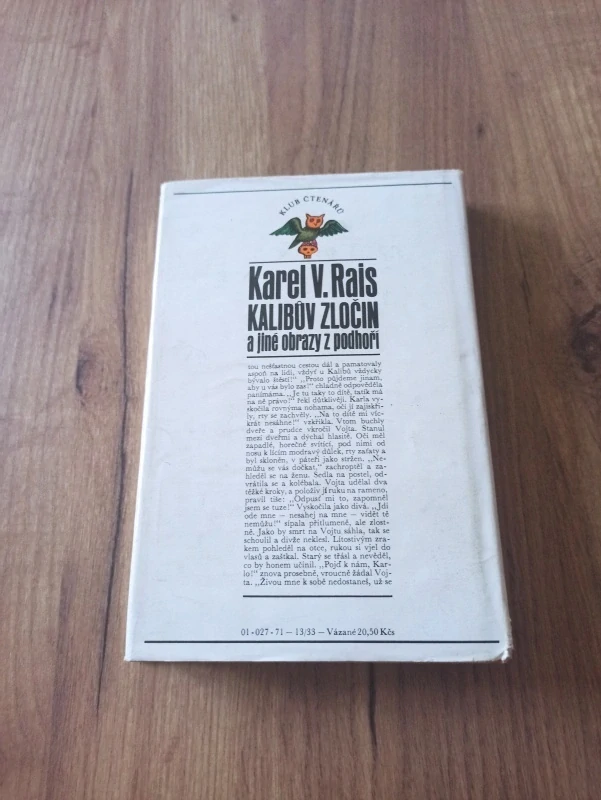 KAREL VÁCLAV RAIS - Kalibův zločin a jiné obrazy z podhoří
