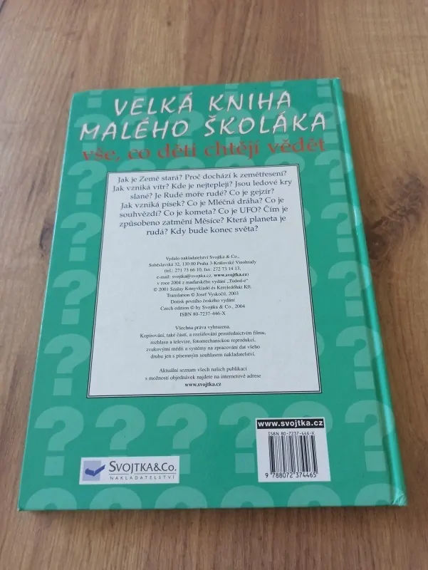 JOSEF VYSKOČIL - Velká kniha malého školáka