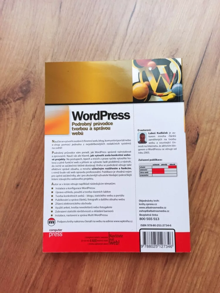 LUBOŠ KUDLÁČEK - WordPress - podrobný průvodce tvorbou a správou webů
