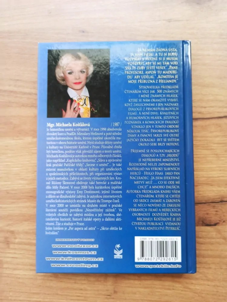 MICHAELA KOŠŤÁLOVÁ - Hlášky herců První republiky