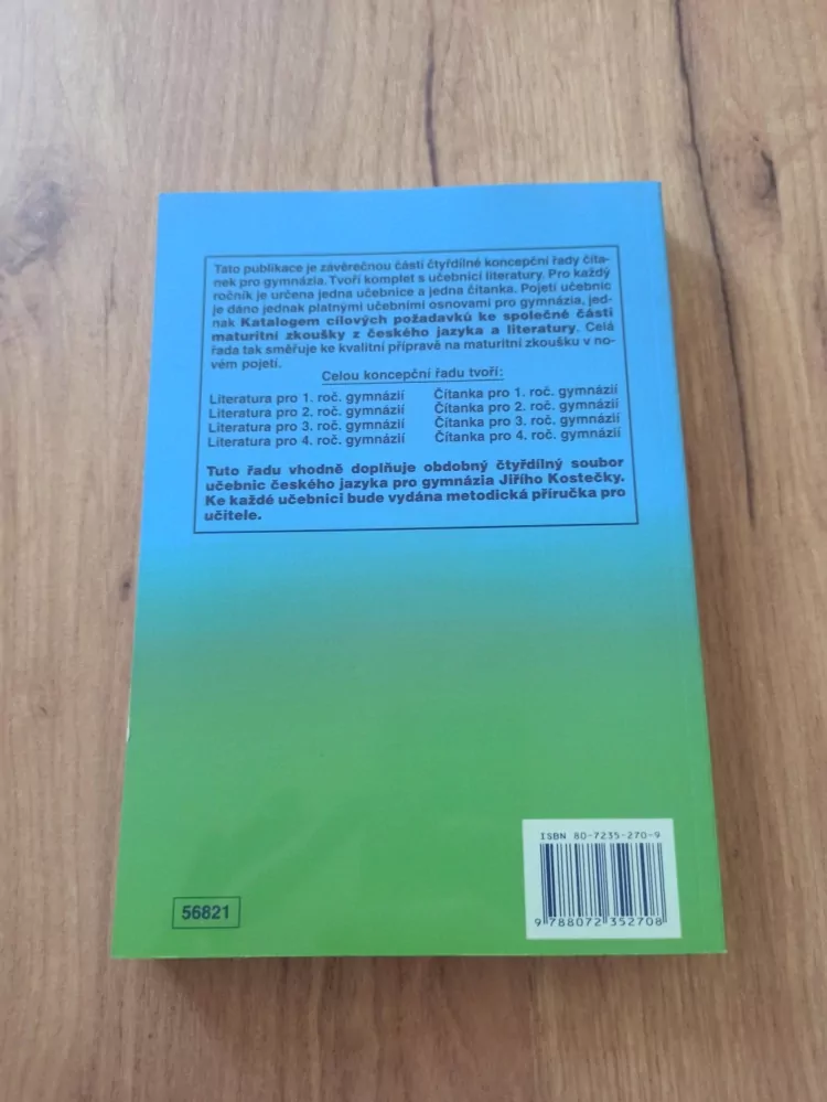 JOSEF SOUKAL - Čítanka pro IV. ročník gymnázií