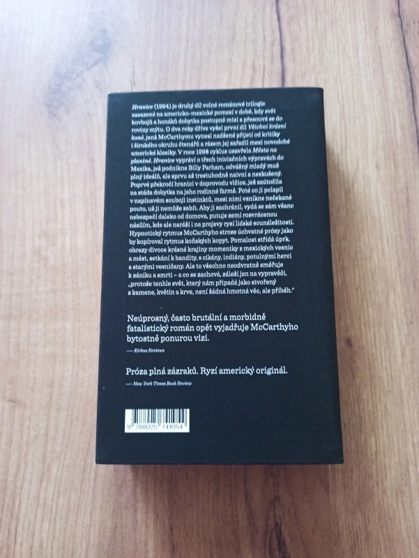 CORMAC McCarthy - Hranice