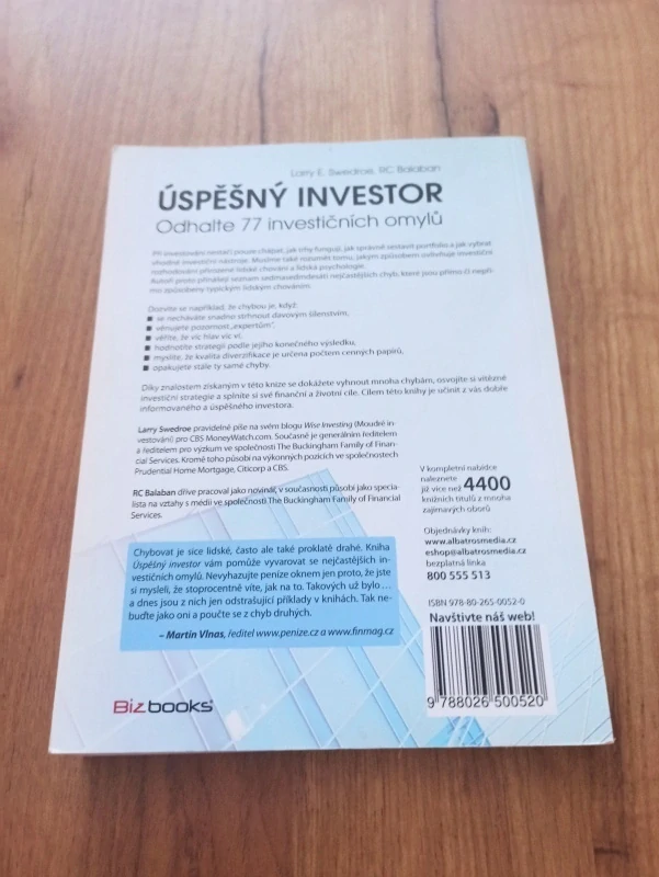 LARRY E. SWEDROE, RC BALABAN - Úspěšný investor: Odhalte 77 investičních omylů