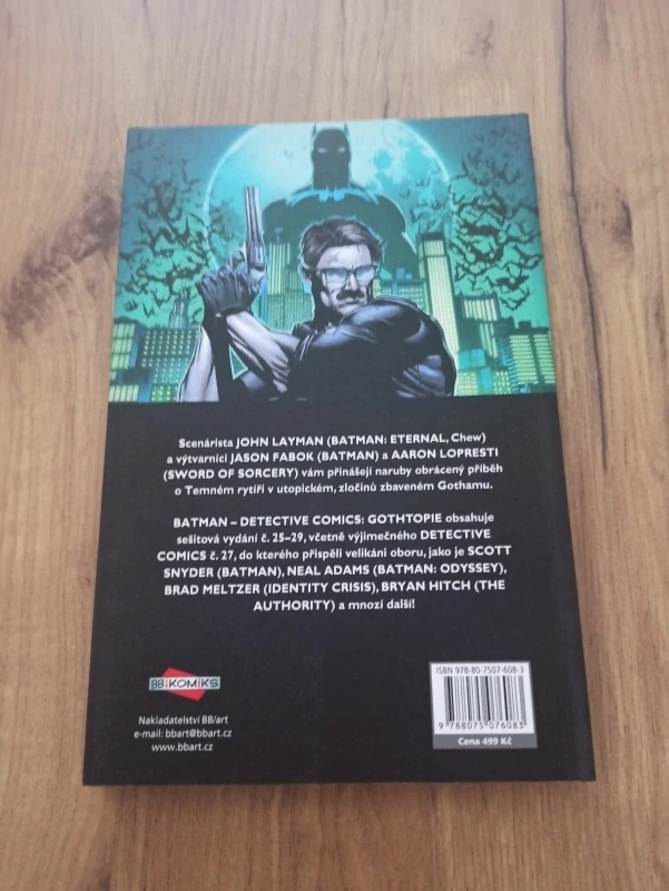 JOHN LAYMAN, BRAD MELTZER, GREGG HURWITZ aj. - Batman: Detective Comics 5. - Gothtopie