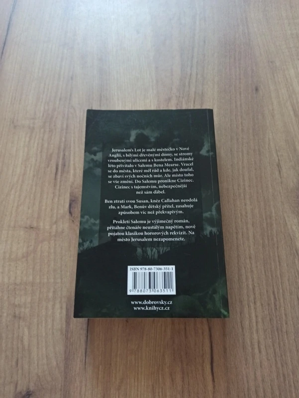 STEPHEN KING - Prokletí Salemu