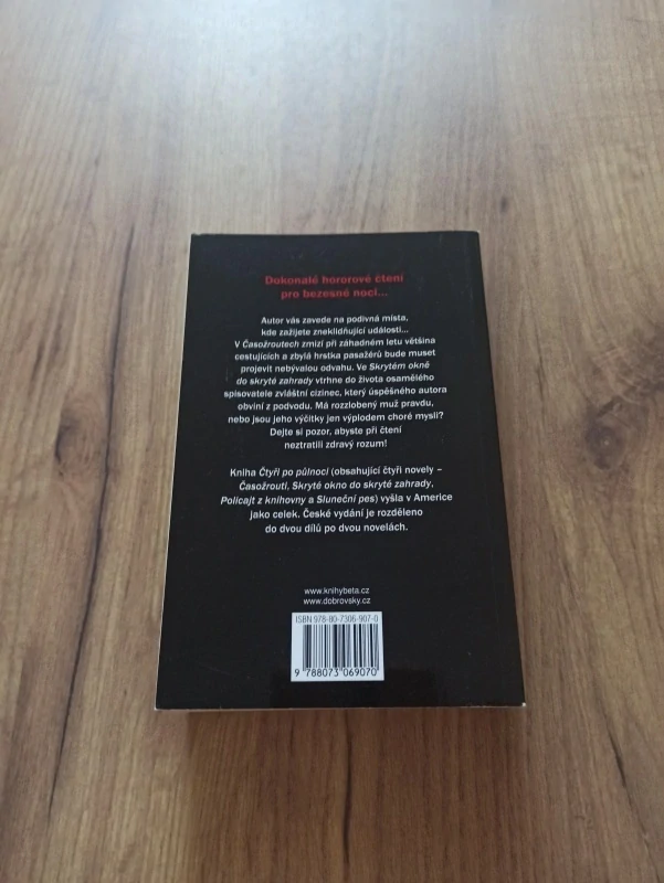 STEPHEN KING - Čtyři po půlnoci I. – Časožrouti, Skryté okno do skryté zahrady