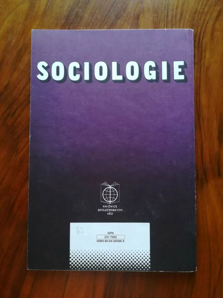 MILOSLAV PETRUSEK - Sociologie: Občanská nauka (základy společenských věd)