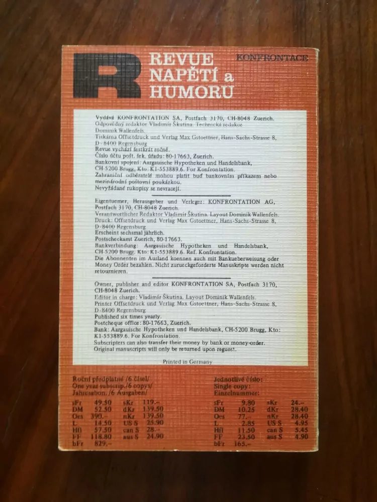 JIŘÍ HOCHMANN - Revue napětí a humoru: Všechno bylo jinak, Všechno je jinak,  Všechno bude jinak