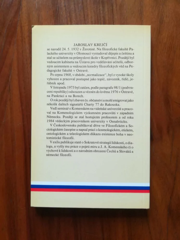 JAROSLAV KREJČÍ - Miroslav Tyrš - filozof, pedagog a estetik českého tělocviku