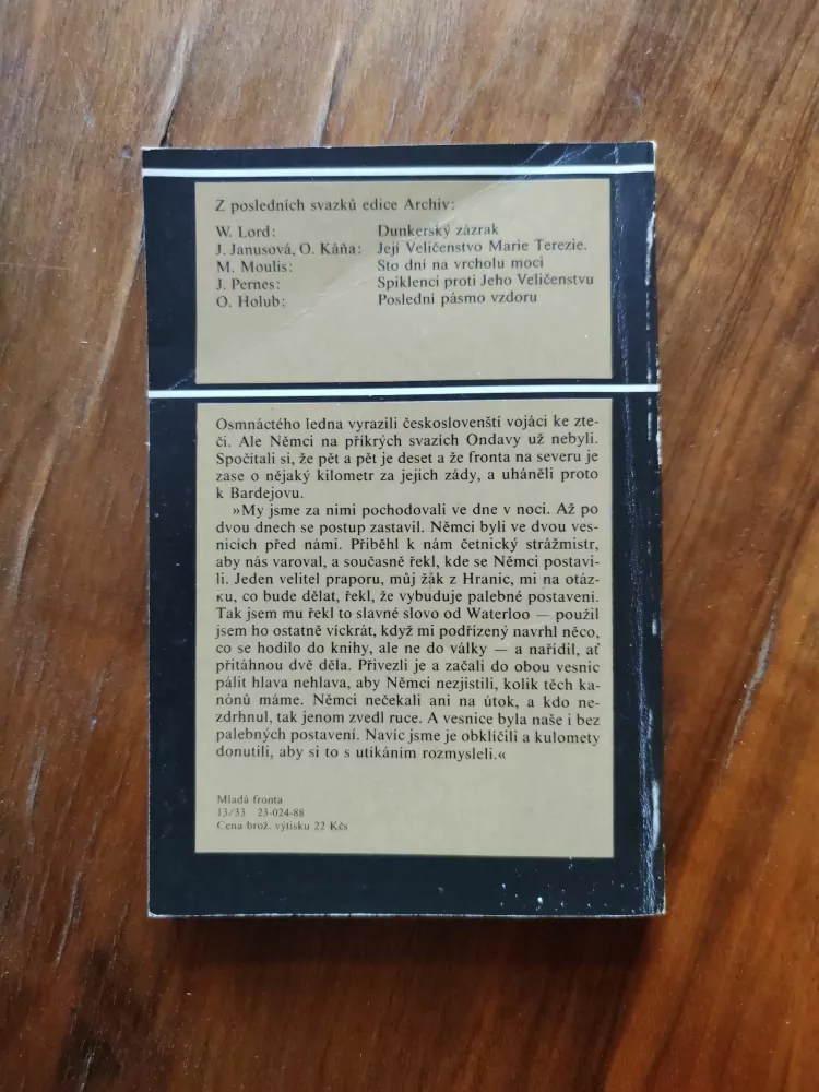 PAVEL HRABICA, ZDENĚK HRABICA - Muž, který velel mužům