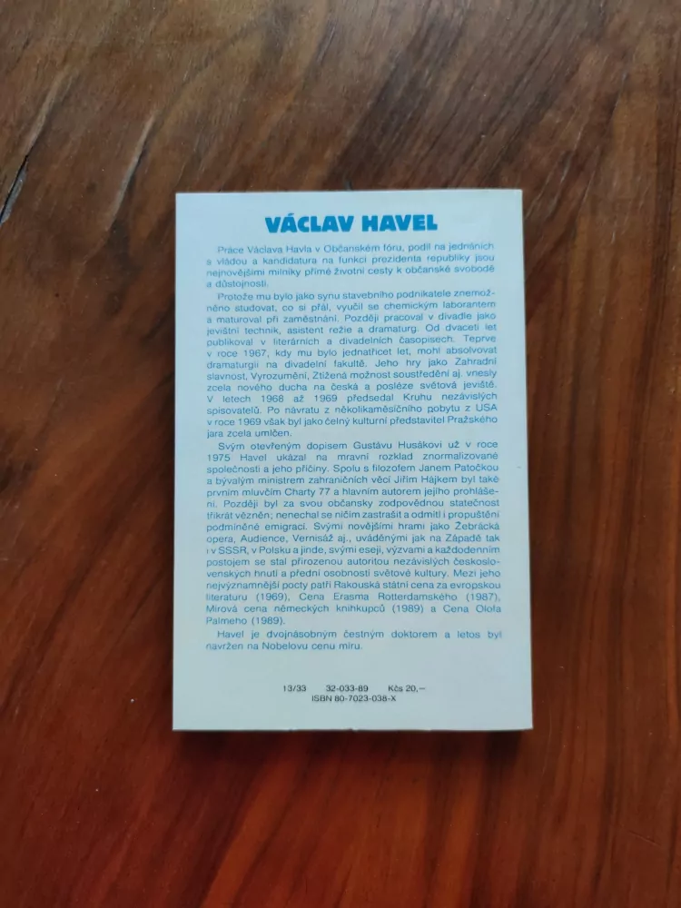 VÁCLAV HAVEL - Dálkový výslech