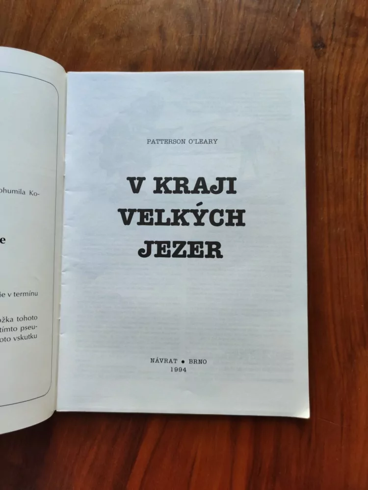 Patterson O'Leary - V kraji velkých jezer