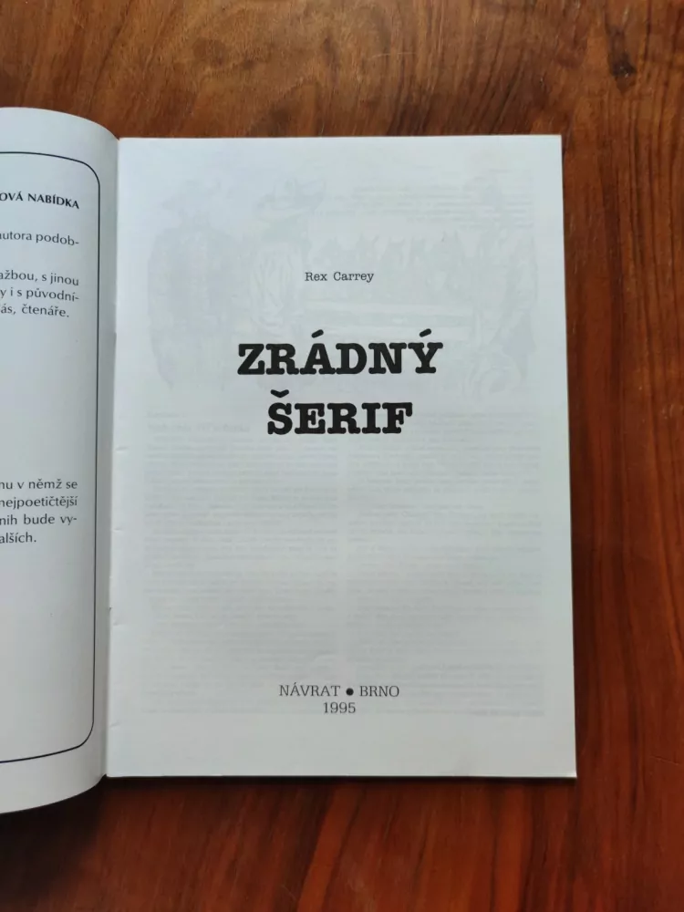 REX CARREY - Zrádný šerif