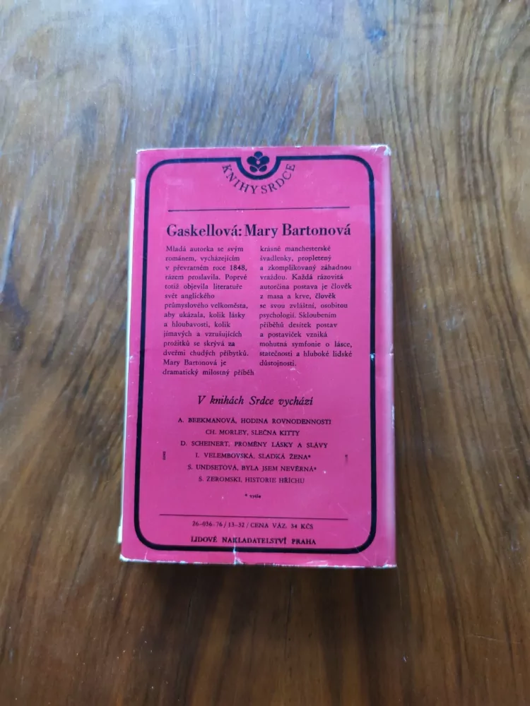 ELIZABETH  GASKELL - Mary Bartonová