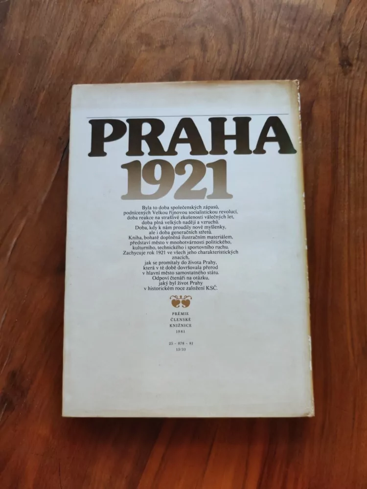 MIROSLAV HONZÍK - Praha 1921
