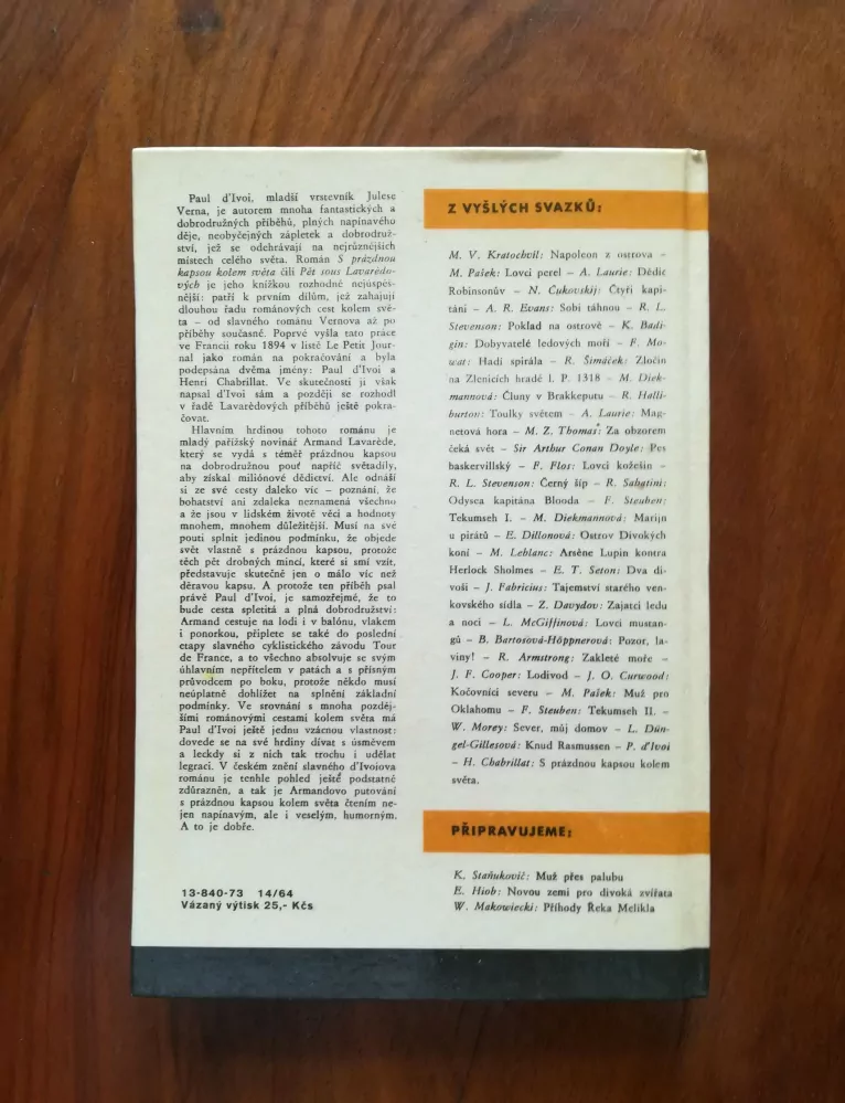 PAUL D'IVOI, HENRI CHABRILLAT - S prázdnou kapsou kolem světa