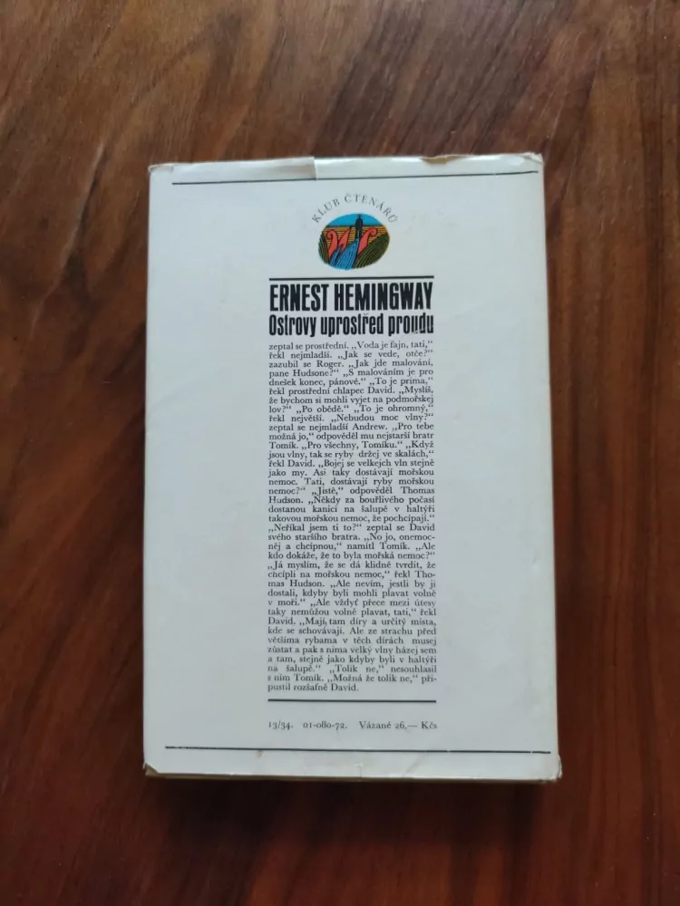 ERNEST HEMINGWAY - Ostrovy uprostřed proudu