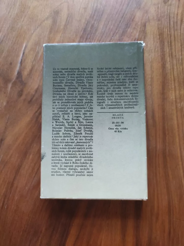 VLADIMÍR JUST - Proměny malých scén