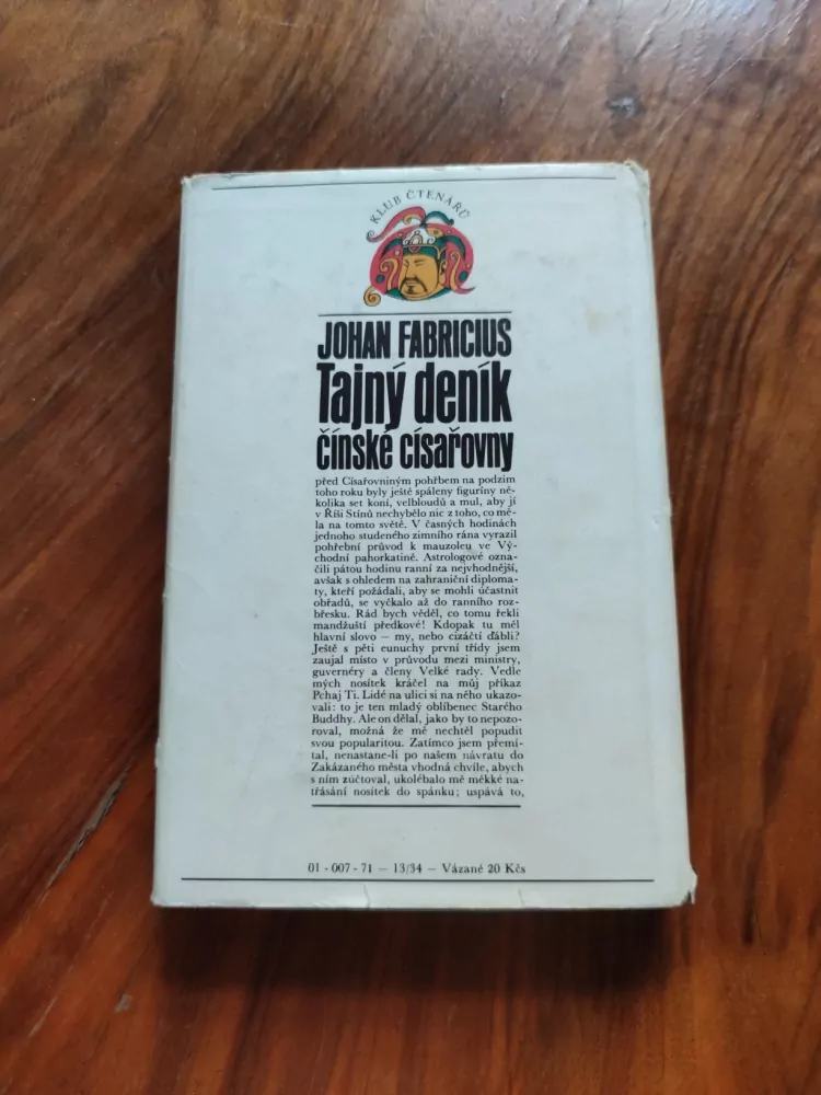 JOHAN FABRICIUS - Tajný deník čínské císařovny