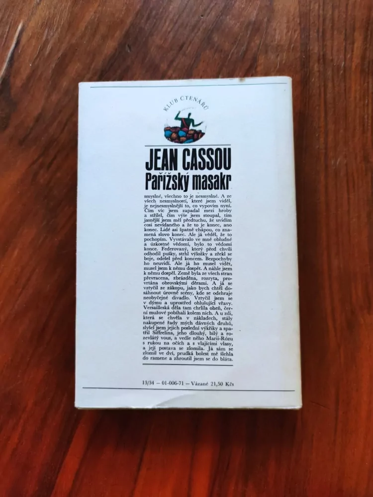JEAN CASSOU - Pařížský masakr