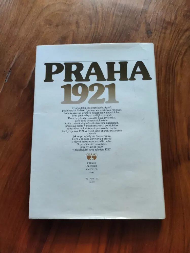 MIROSLAV HONZÍK - Praha 1921