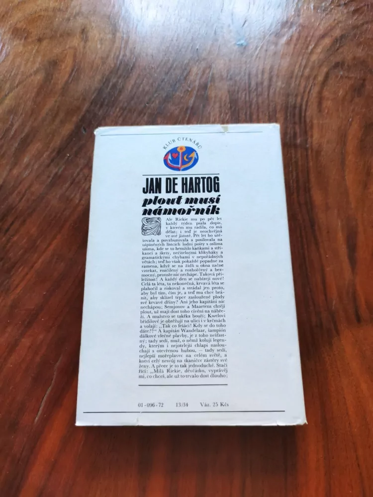 JAN DE HARTOG - Plout musí námořník