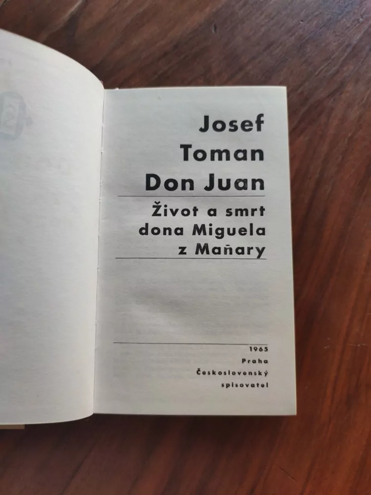 JOSEF TOMAN - Don Juan