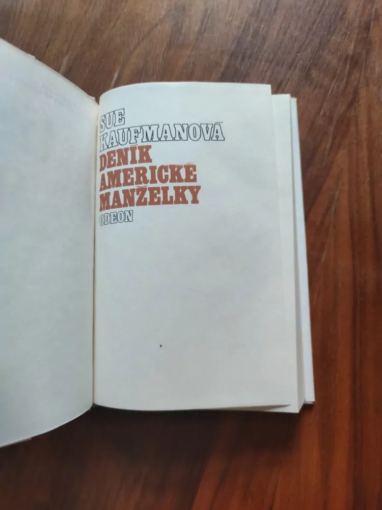 SUE KAUFMAN - Deník americké manželky