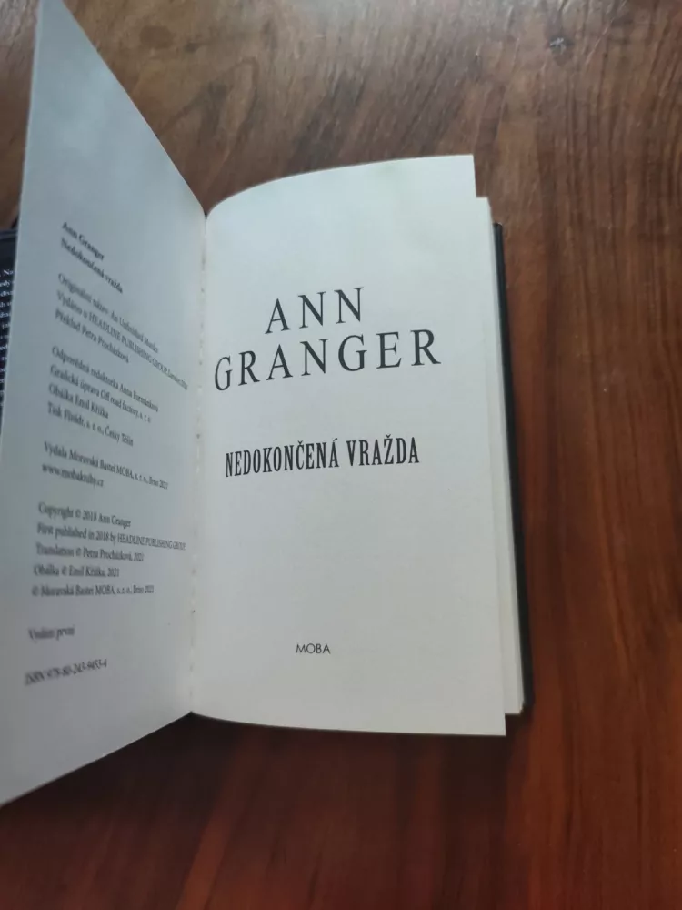 ANN GRANGER - Nedokončená vražda
