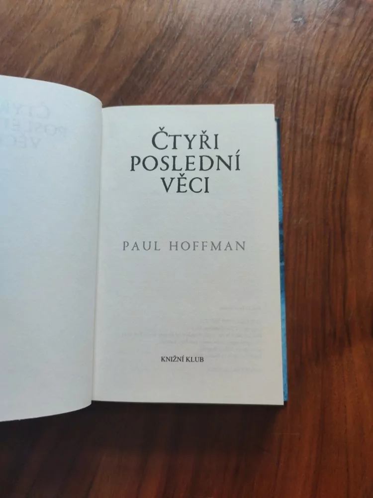 PAUL HOFFMAN - Čtyři poslední věci
