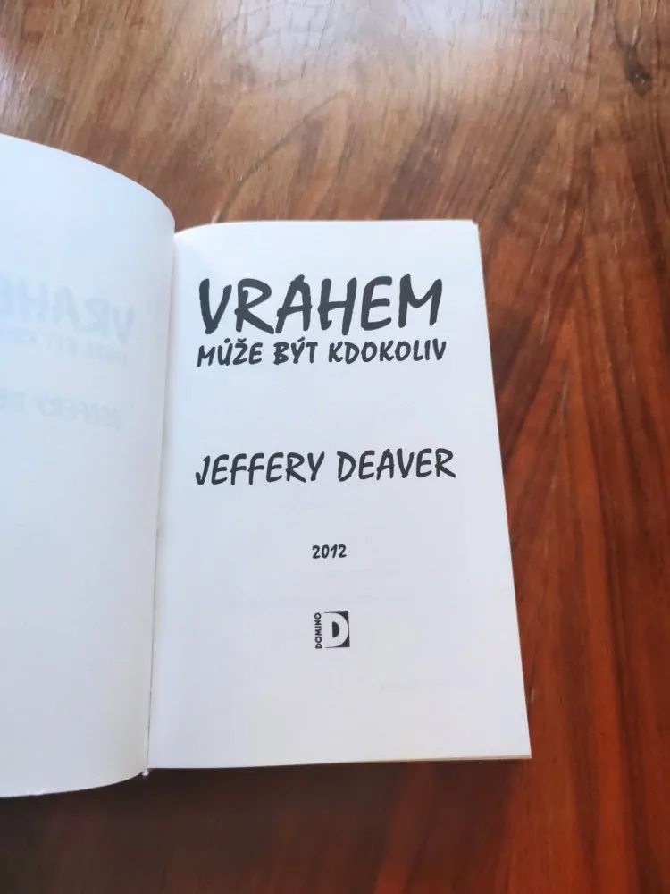 JEFFERY DEAVER - Vrahem může být kdokoliv