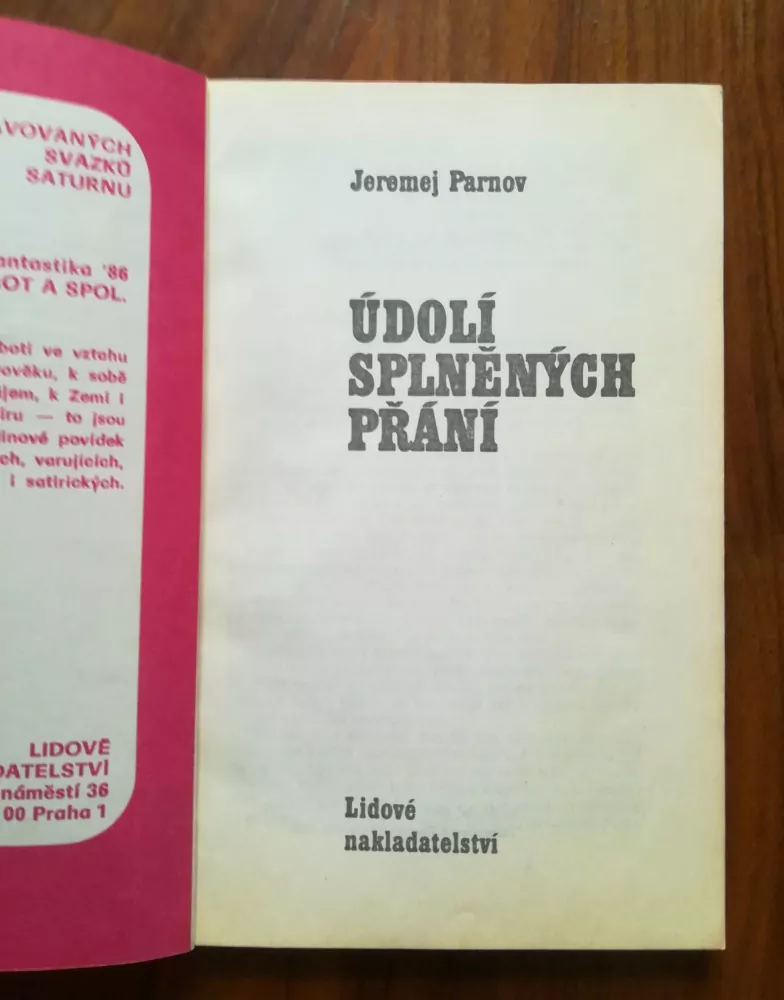 JEREMEJ IUDOVIČ PARNOV - Údolí splněných přání