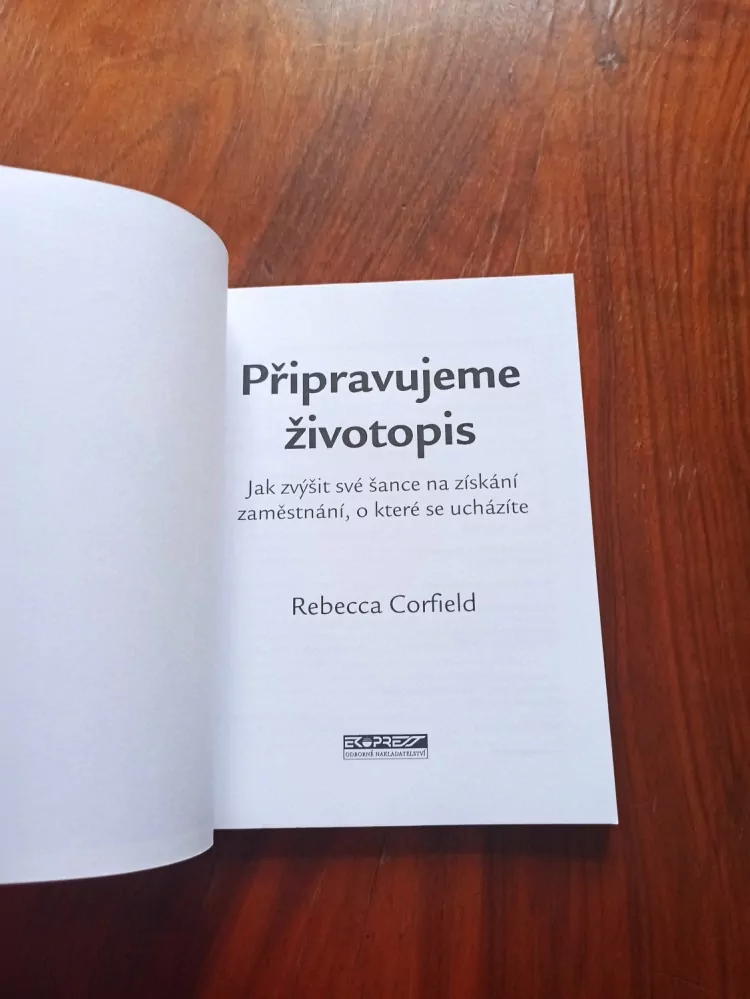 REBECCA CORFIELD - Připravujeme životopis