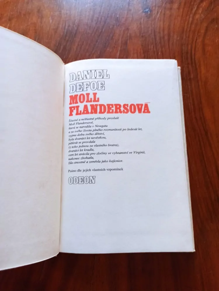 DANIEL DEFOE - Moll Flandersová