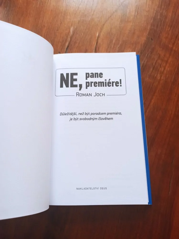 ROMAN JOCH - Ne, pane premiére!