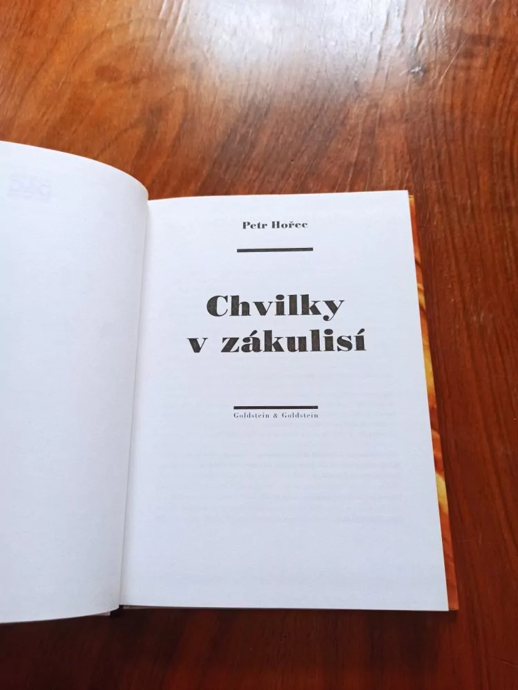 PETR HOŘEC - Chvilky v zákulisí