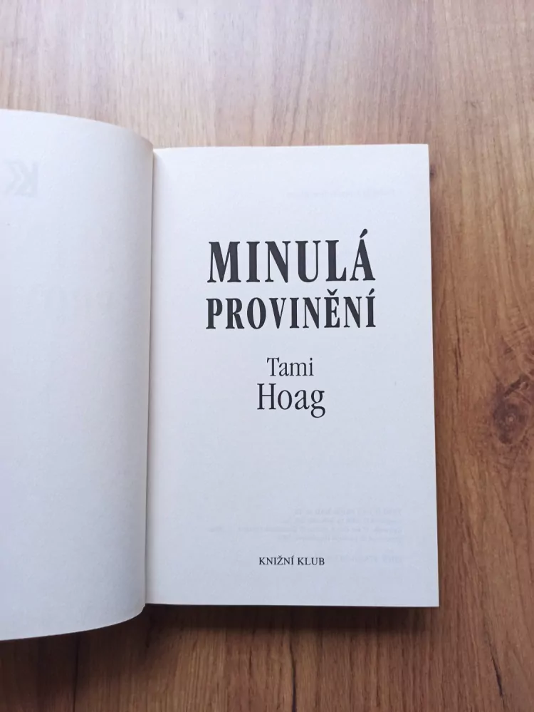 TAMI HOAG - Minulá provinění