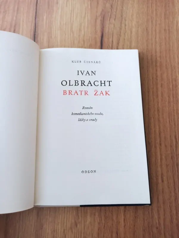 IVAN OLBRACHT - Bratr Žák